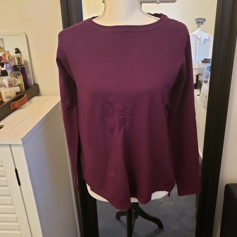 Open back knit top from Francesca's boutique